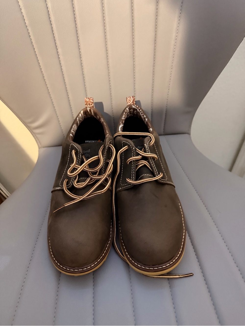 Timberland Dark Brown Chukka Boots with Tan Accents